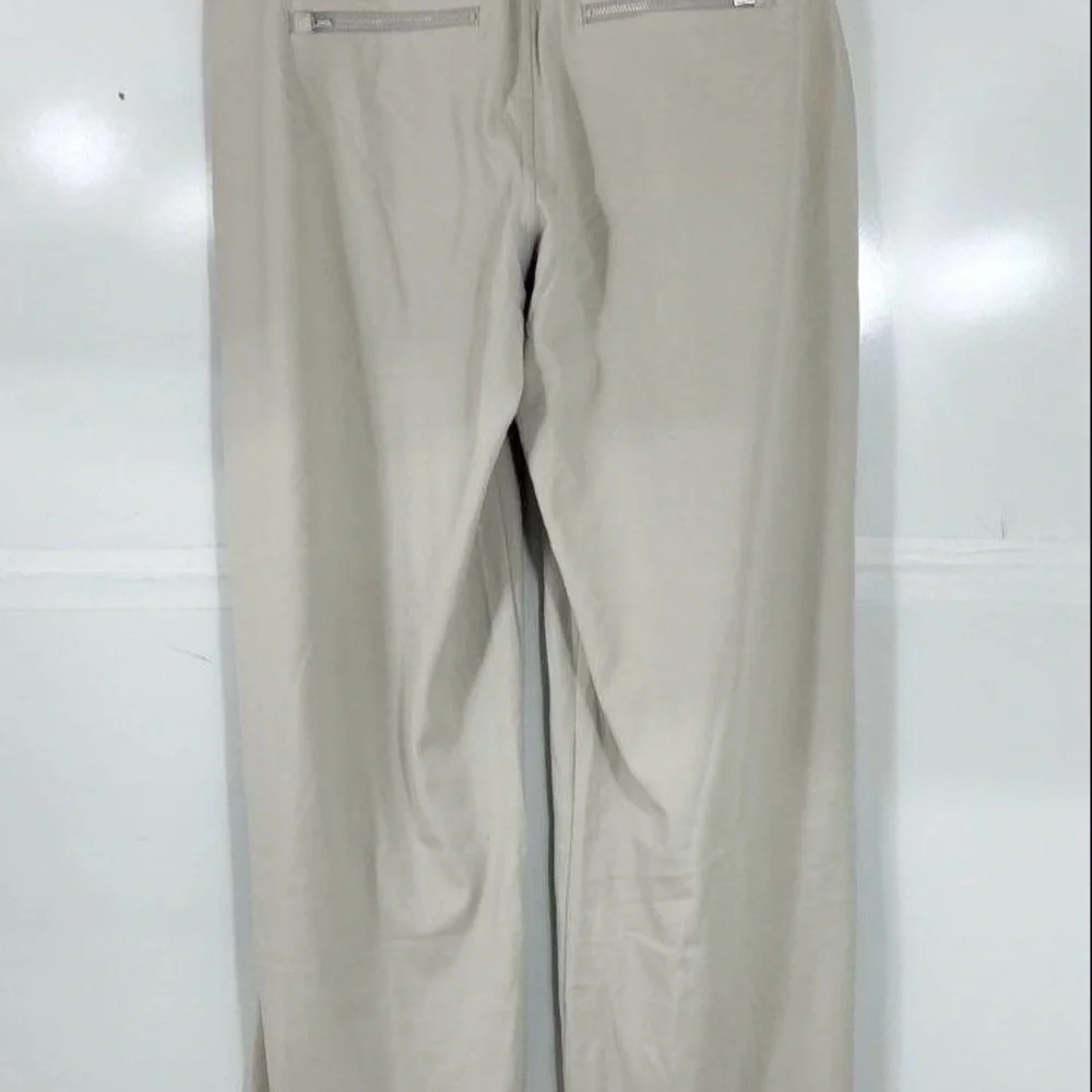 Athleta Venice Wide Leg  cream biege pants women’s large - Picture 3 of 14